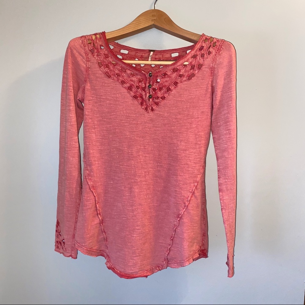 🌻3 for $20🌻 FREE PEOPLE | L/S knit top